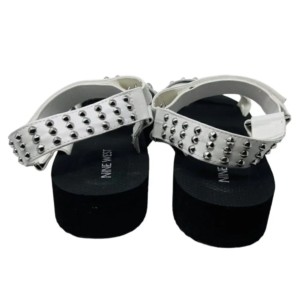 Nine West Studded Sport Sandals Size 8